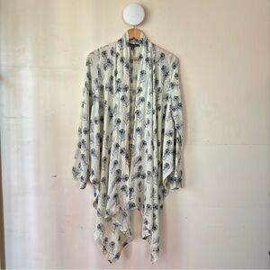 Winter Kate Feather Silk Kimono